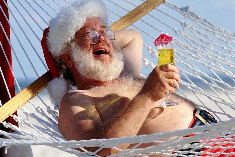 Счастливый Санта — Клаус в Мюнхене