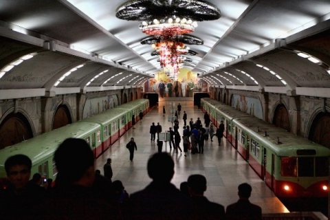 метро в северной корее