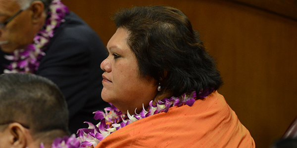 Марлен Мозес, глава делегации островных стран